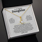 To My Badass Daughter | Alluring Beauty necklace