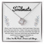 To My Soulmate | Love Knot Necklace
