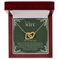 To My Wife | Interlocking Hearts necklace