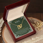 To My Wife | Interlocking Hearts necklace