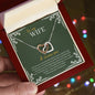 To My Wife | Interlocking Hearts necklace